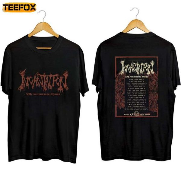 Incantation 30th Anniversary Show Short Sleeve T Shirt