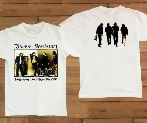Jeff Buckley Mystery White Boy Tour 1995 Short Sleeve T Shirt