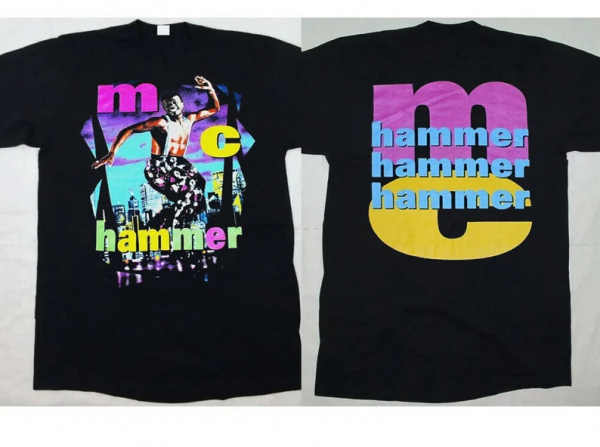 MC Hammer Rapper Tour Concert Short Sleeve T Shirt