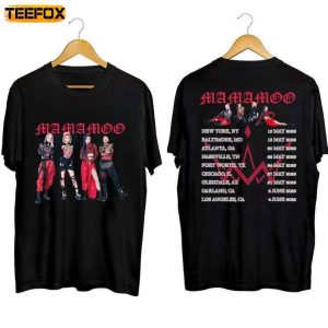 Mamamoo 2023 My Con US Tour Short Sleeve T Shirt