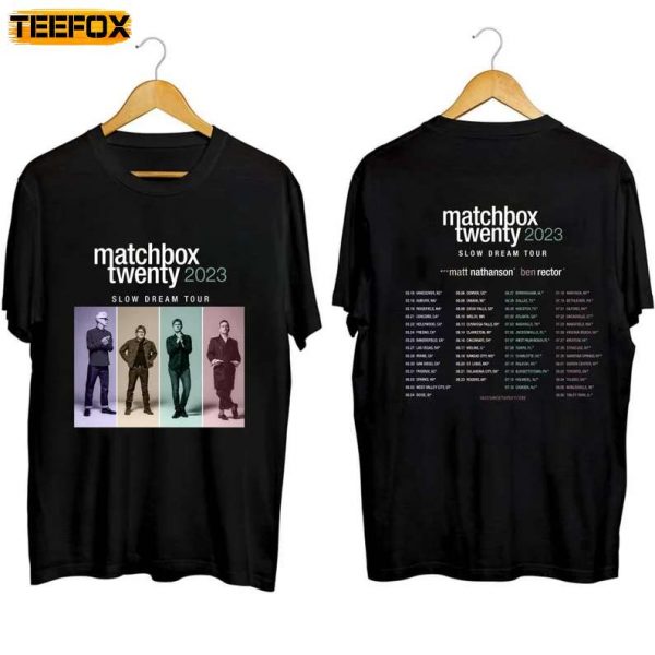 Matchbox Twenty Slow Dream Tour 2023 Short Sleeve T Shirt