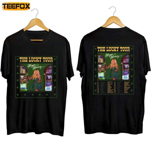 Megan Moroney The Lucky Tour 2023 Concert Short Sleeve T Shirt