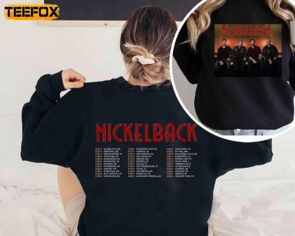 Nickelback Tour Get Rollin Concert Tour 2023 Short Sleeve T Shirt