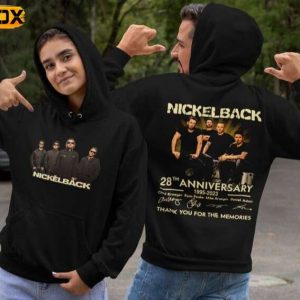 Nickleback 28th Anniversary Get Rollin Tour 2023 Short Sleeve T Shirt