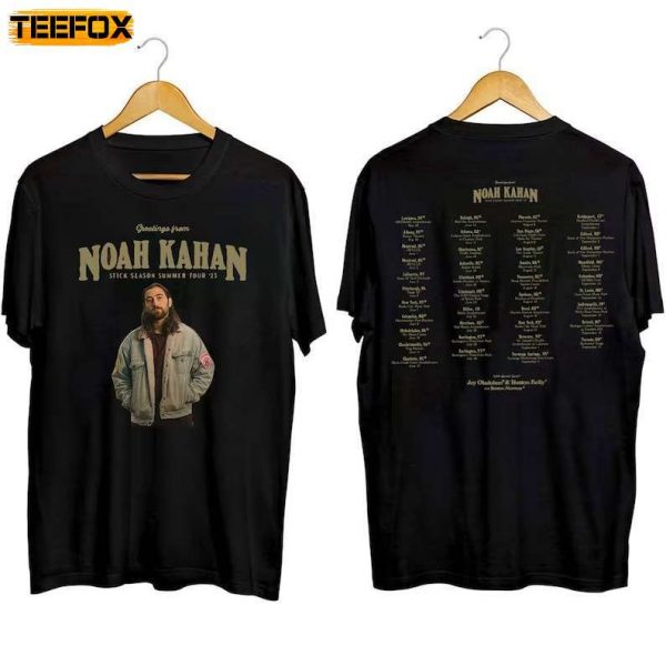 Noah Kahan Stick Season 2023 Tour Short Sleeve T Shirt