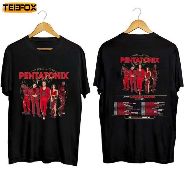 Pentatonix The World Tour Summer 2023 Short Sleeve T Shirt
