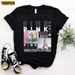 Pink Summer Carnival 2023 Tour P!nk Album Trustfall Short Sleeve T Shirt