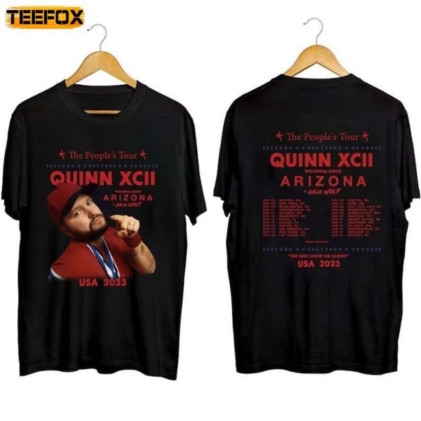 Quinn XCII Plans The People's Tour 2023 Short Sleeve T Shirt 1