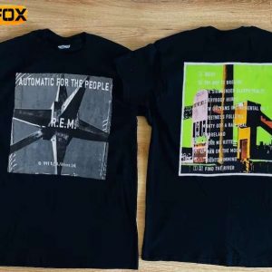REM Automatic For The People Tour 1992 Short Sleeve T Shirt