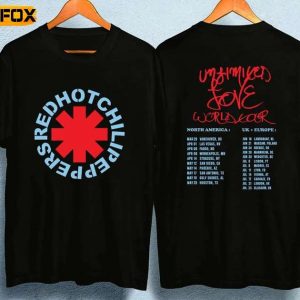 Red Hot Chili Peppers America Tour Concert 2023 T Shirt