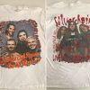 Red Hot Chili Peppers Silverchair One Hot Minute Tour 1996 Short Sleeve T Shirt