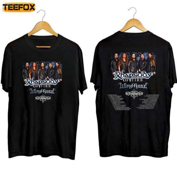 Rhapsody of Fire 2023 Tour Short Sleeve T Shirt