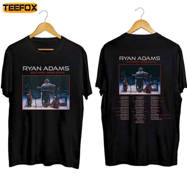 Ryan Adams USA Fall Solo Tour 2023 Short Sleeve T Shirt