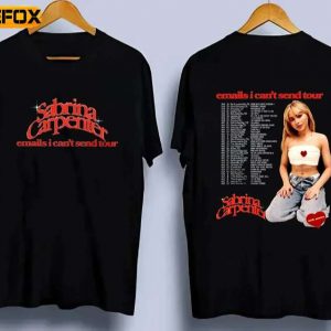 Sabrina Carpenter Emails I Cant Send Tour 2023 Short Sleeve T Shirt