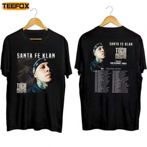 Santa Fe Klan Todo Y Nada Tour 2023 Short Sleeve T Shirt