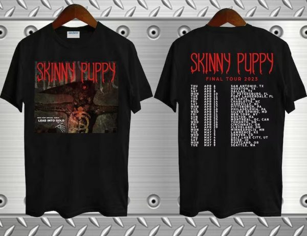 Skinny Puppy Band Final Tour 2023 Short Sleeve T Shirt