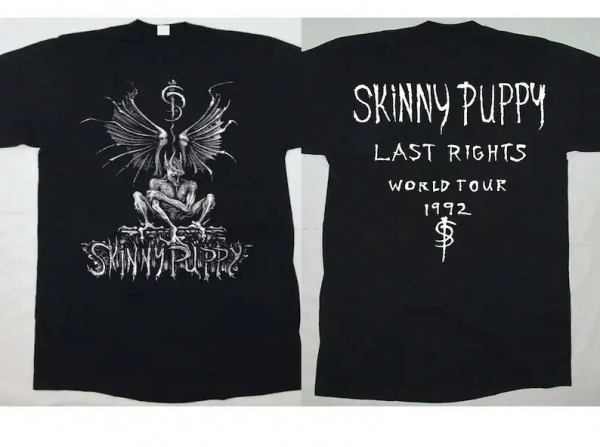 Skinny Puppy Last Rights World Tour 1992 Short Sleeve T Shirt