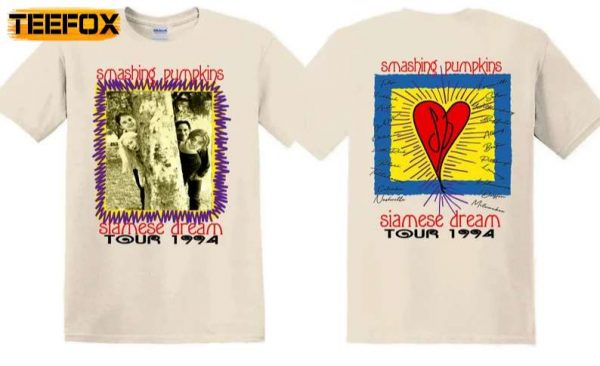 Smashing Pumpkins Siamese Dream Tour 1994 Short Sleeve T Shirt