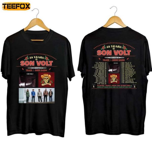 Son Volt 2023 Tour 28 Years Of Son Volt 2023 Concert Short Sleeve T Shirt