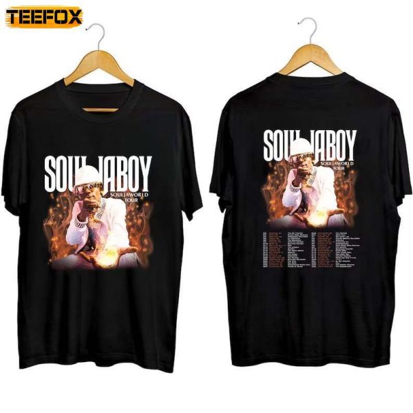 Soulja Boy 2023 World Tour Rapper Short Sleeve T Shirt