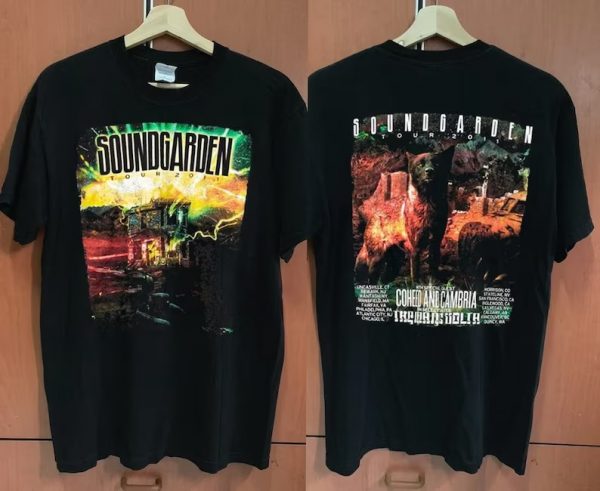 Soundgarden Band Tour 2011 Short Sleeve T Shirt