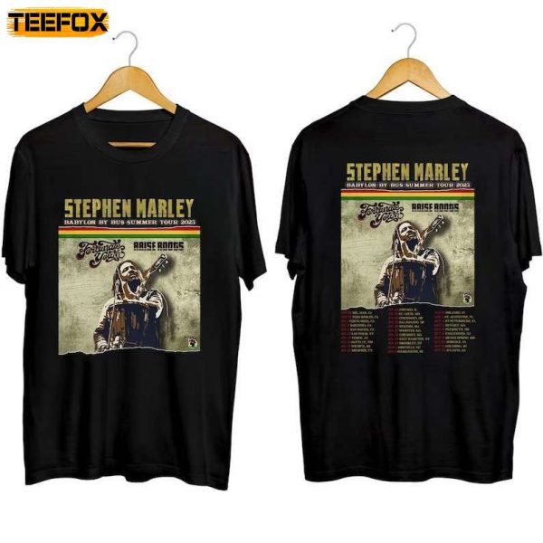 Stephen Marley Babylon By Bus Summer Tour 2023 Music T Shirt