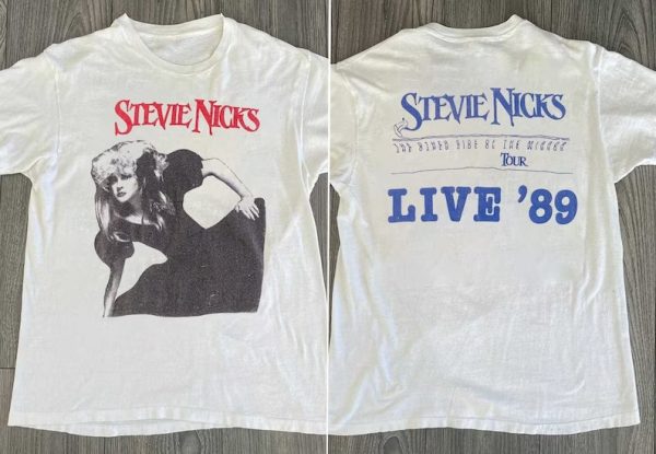 Stevie Nicks The Other Side Of The Mirror Tour Live 89 Short Sleeve T Shirt