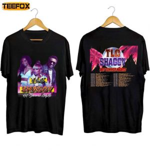TLC and Shaggy Hot Summer Night Tour 2023 Concert Short Sleeve T Shirt