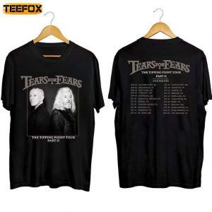 Tears for Fears The Tipping Point Tour 2023 Short Sleeve T Shirt