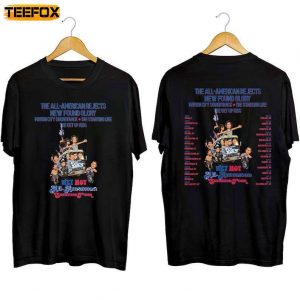 The All American Rejects Newfound Glory Tour 2023 Concert Short Sleeve T Shirt