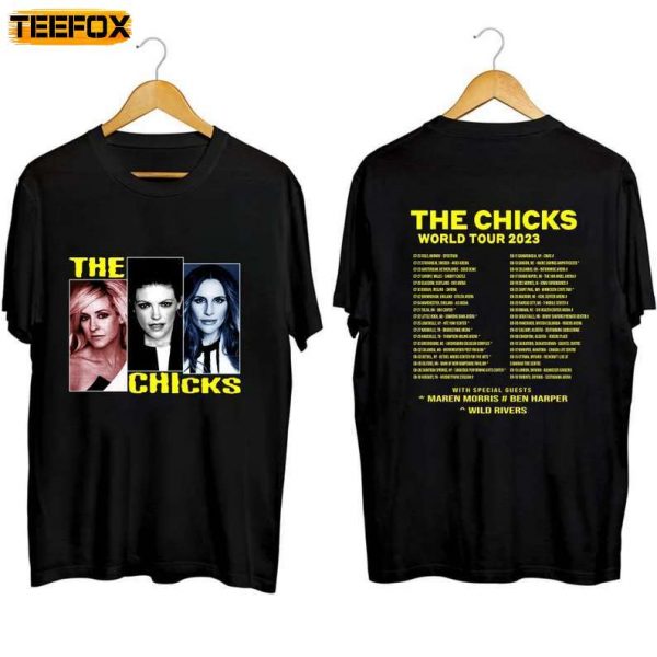 The Chicks World Tour 2023 Concert Short Sleeve T Shirt
