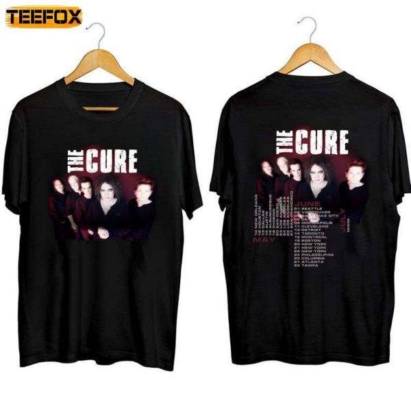 The Cure 2023 North American Tour Short Sleeve T Shirt