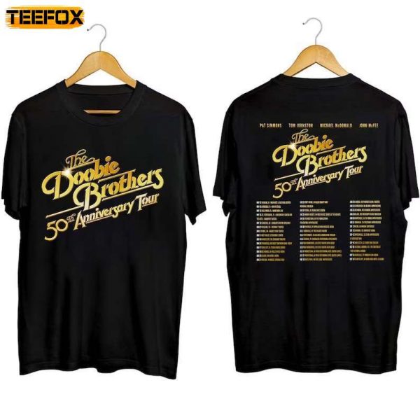 The Doobie Brothers 50th Anniversary Tour 2023 Short Sleeve T Shirt