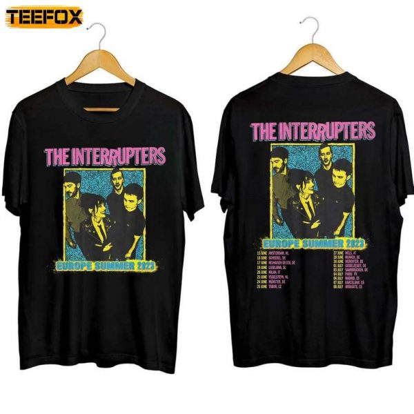 The Interrupters 2023 Europe Tour Short Sleeve T Shirt