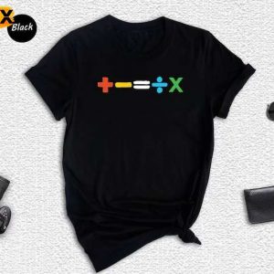 The Mathematics Tour 2023 Ed Sheeran Concert Short Sleeve T Shirt