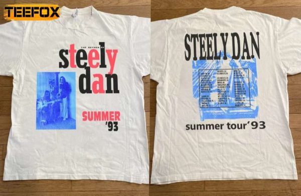 The Returned of 1993 Steely Dan Summer Tour 93 Short Sleeve T Shirt