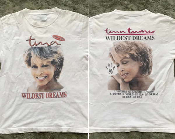 Tina Turner Wildest Dreams Concert Tour 1996 Short Sleeve T Shirt