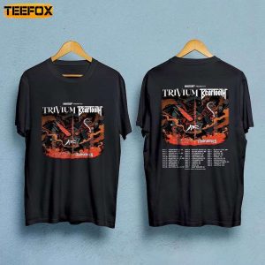 Trivium And Beartooth The American Tour 2023 Short Sleeve T Shirt