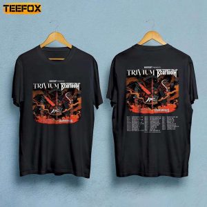 Trivium And Beartooth Tour 2023 Music Short Sleeve T Shirt