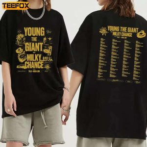 Young the Giant Milky Chance 2023 Tour Short Sleeve T Shirt