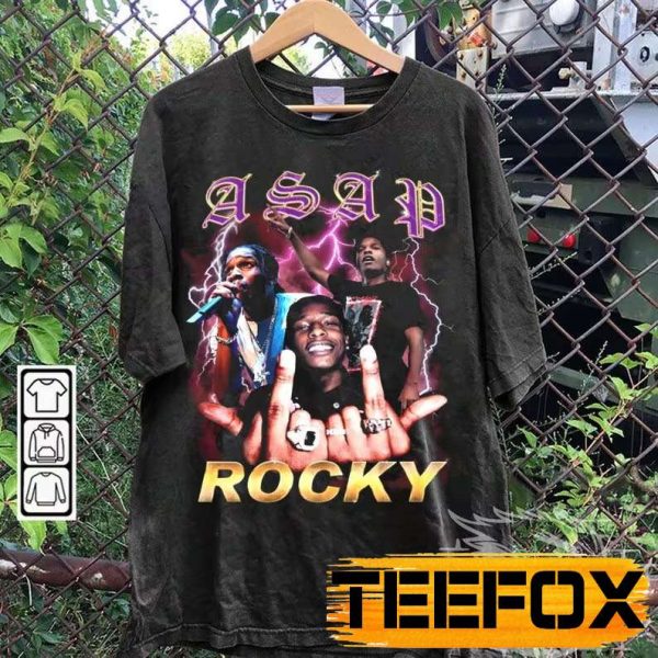 ASAP Rocky Bootleg Style Short Sleeve T Shirt