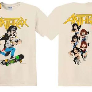 Anthrax Mosh it Up Tour 1987 Short Sleeve T Shirt