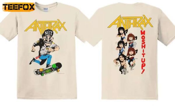 Anthrax Mosh it Up Tour 1987 Short Sleeve T Shirt