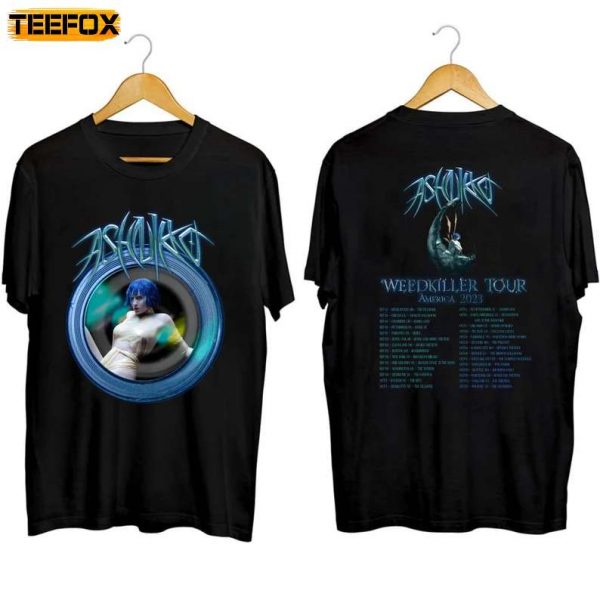 Ashnikko Weedkiller America Tour 2023 Short Sleeve T Shirt