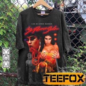 Bad Bunny Yo Perreo Sola Bootleg Style Short Sleeve T Shirt