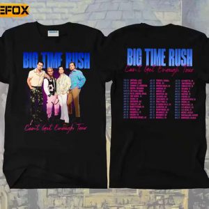 Big Time Rush Cant Get Enough Tour 2023 Short Sleeve T Shirt