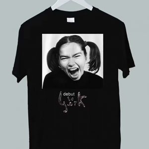 Bjork Debut Logo Short Sleeve T Shirt