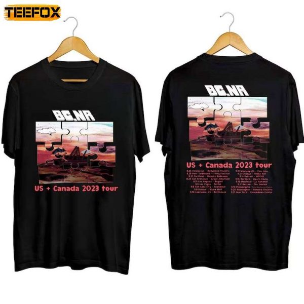 Black Country New Road Tour 2023 Short Sleeve T Shirt