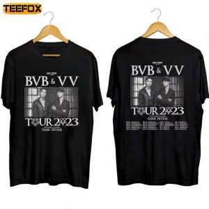 Black Veil Brides and VV Ville Valo Co headline Tour 2023 Short Sleeve T Shirt