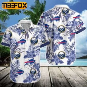 Buffalo Bills Buffalo Sabres Mens Hawaiian Shirt